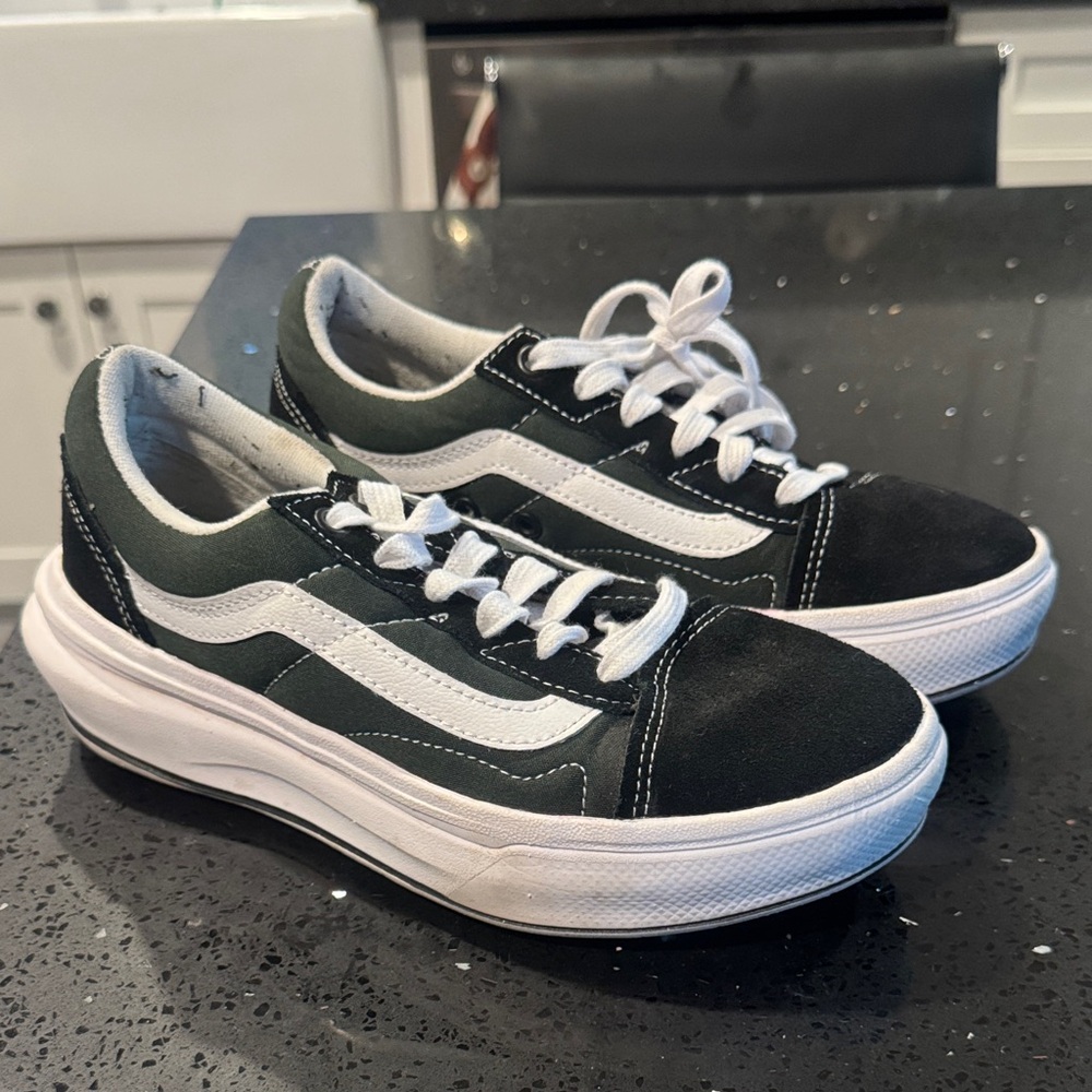 Vans Old Skool Black and White Low Top Sneakers